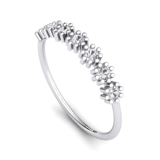 Silver Zirconia Ring For Ladies – 925 Silver or 22K Gold