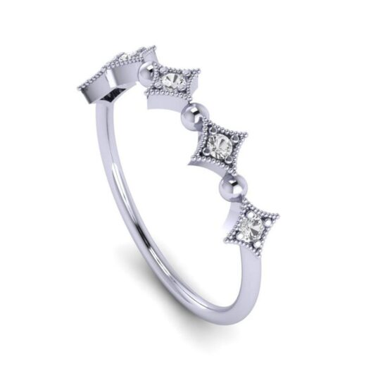Silver Zirconia Ring For Ladies – 925 Silver or 22K Gold
