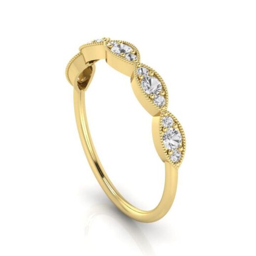 Marquise style Zirconia silver ring – 925 Silver or 22K Gold