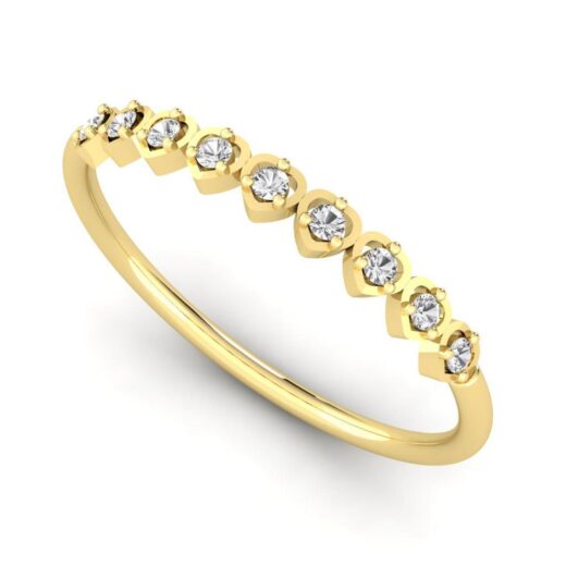 Silver Zirconia Ring for Ladies – 925 Silver or 22K Gold
