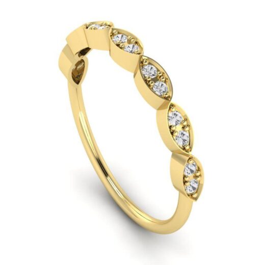 Pear Shaped Solitaire Zirconia Engagement Ring For Ladies – 925 Silver or 22K Gold