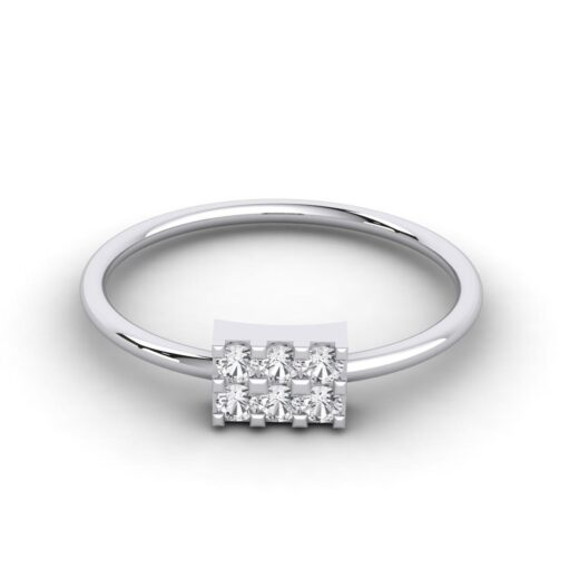 Silver Zirconia Ring for Ladies – 925 Silver or 22K Gold