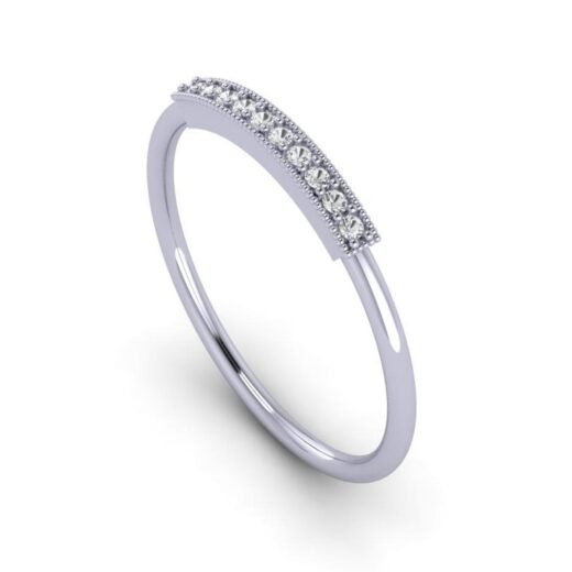 Miss Spring Zirconia Wedding Ring for Ladies – 925 Silver or 22K Gold