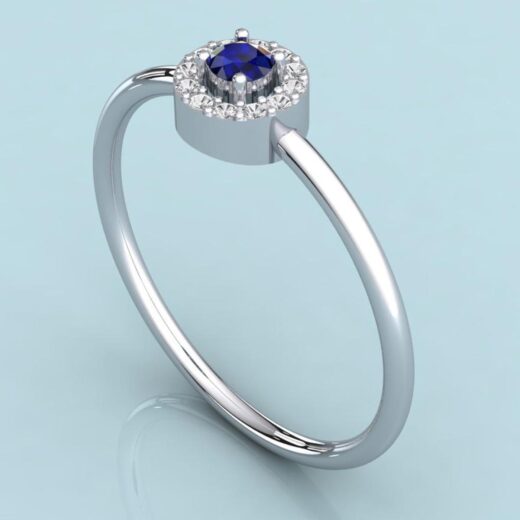 Most Beautiful Soiltaire Zirconia Ring For ladies – 925 Silver or 22K Gold
