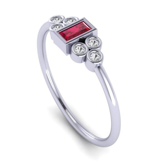Silver Zirconia Ring For Ladies – 925 Silver or 22K Gold
