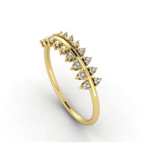 Elegant & Luxurious Zirconia Ring For Girls – 925 Silver or 22K Gold