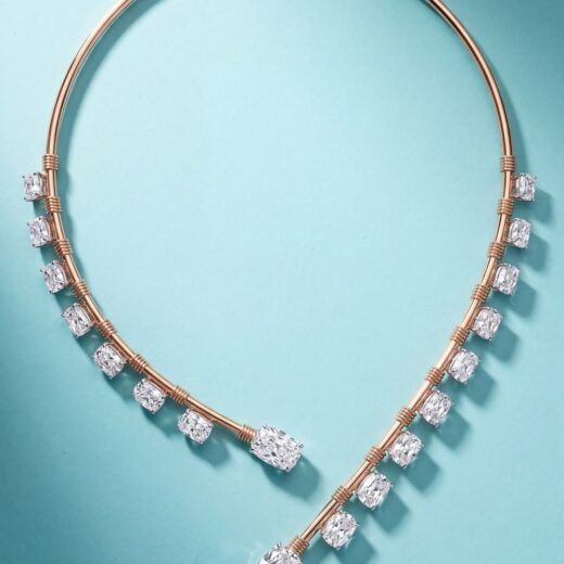 Emerald-Green Pendant Two-Tone Necklace Set – 925 Silver or 22K Gold