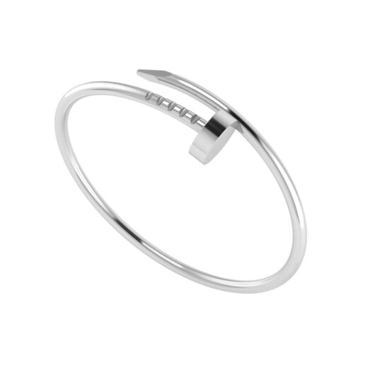 Silver Simple Cartier Clou Bracelet – 925 Silver or 22K Gold
