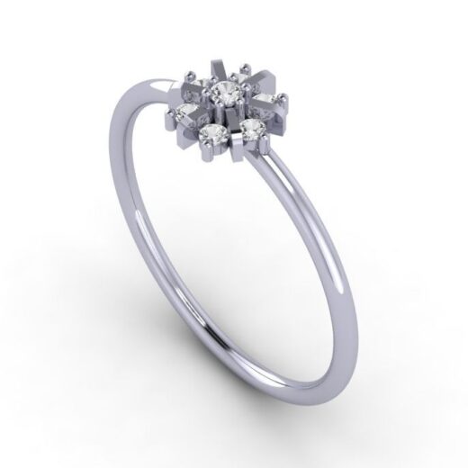 Silver Zirconia Ring For Ladies – 925 Silver or 22K Gold
