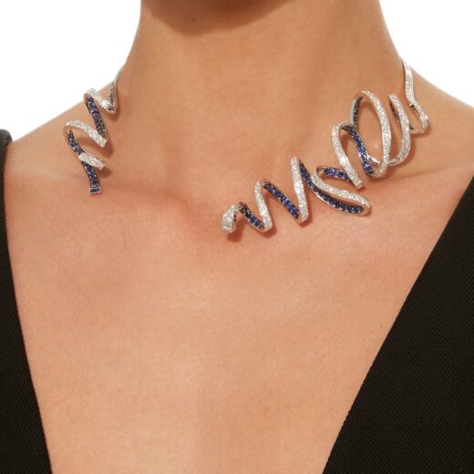 Abstract Leaf Jewellery Set – 925 Silver or 22K Gold