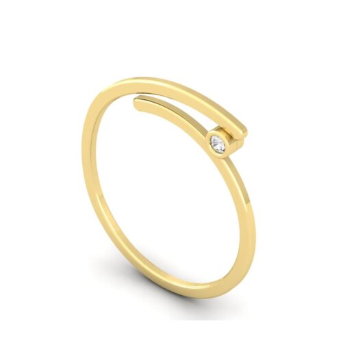 Brilliant Cut SIlver Zirconia Ring For Ladies – 925 Silver or 22K Gold