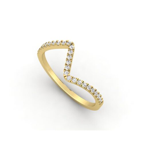 Silver Zirconia Ring for Ladies – 925 Silver or 22K Gold