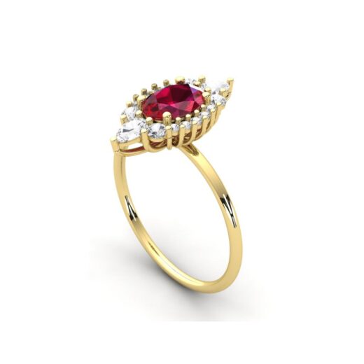 Amody Solitaire Wedding Zirconia Ring For Women – 925 Silver or 22K Gold