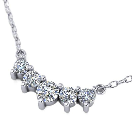 Zirconia Mini Crown Silver Locket With Chain – 925 Silver or 22K Gold