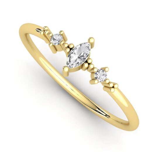 Bisoulovely Aubrey Zirconia Ring For Ladies – 925 Silver or 22K Gold