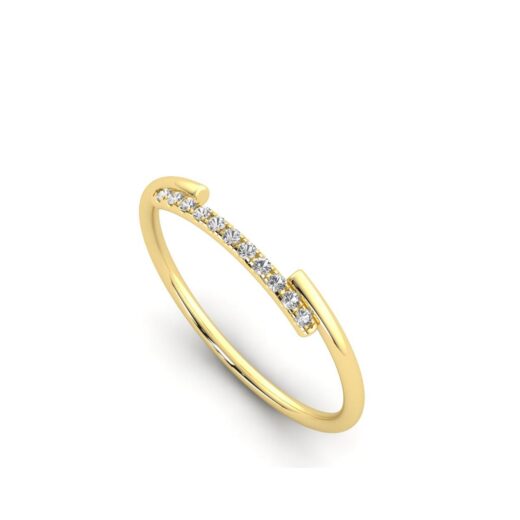 Zirconia Ring For Girls – 925 Silver or 22K Gold