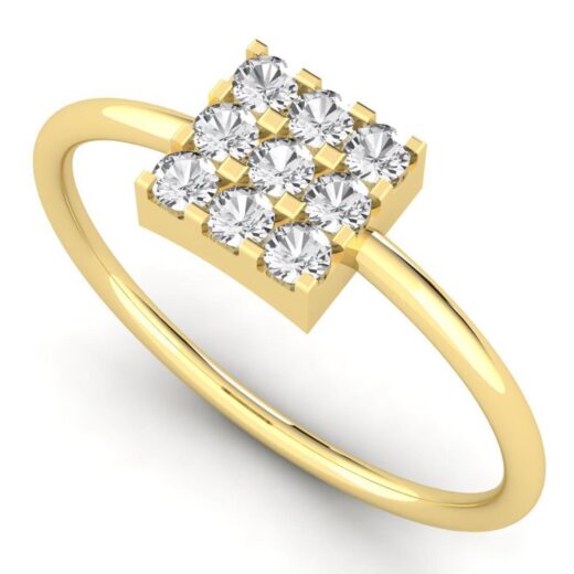 Silver Zirconia Ring for Ladies – 925 Silver or 22K Gold