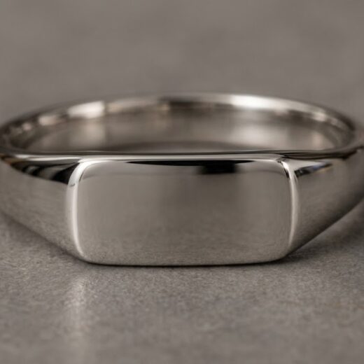 Minimalist Rectangular Signet Ring